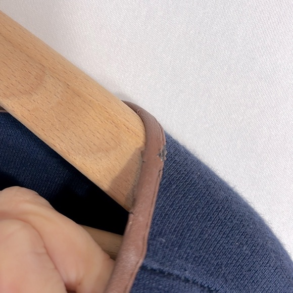 Lauren Ralph Lauren Elbow Sleeve Faux Wrap Navy Dress size XL - Picture 11 of 11